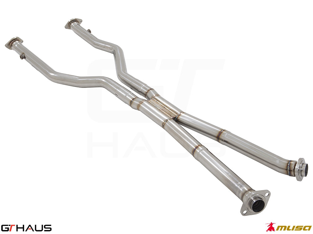Lexus LC series 2017+ Cat-Back LSR pipe (Front + Mid Section)