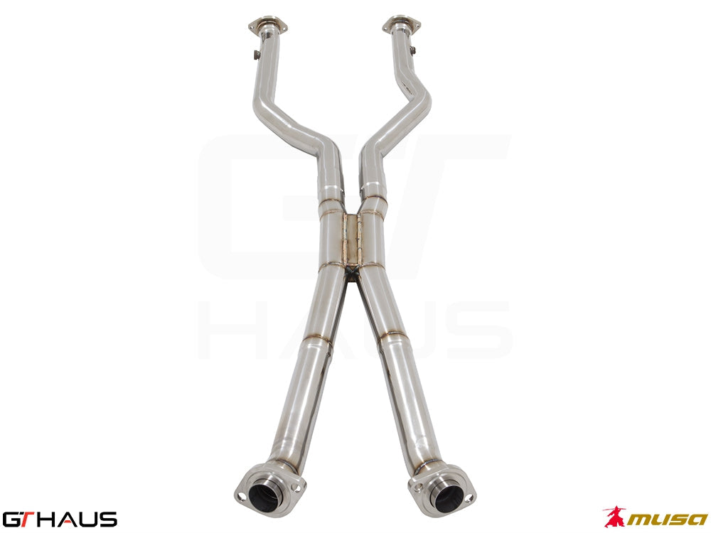 Lexus LC series 2017+ Cat-Back LSR pipe (Front + Mid Section)