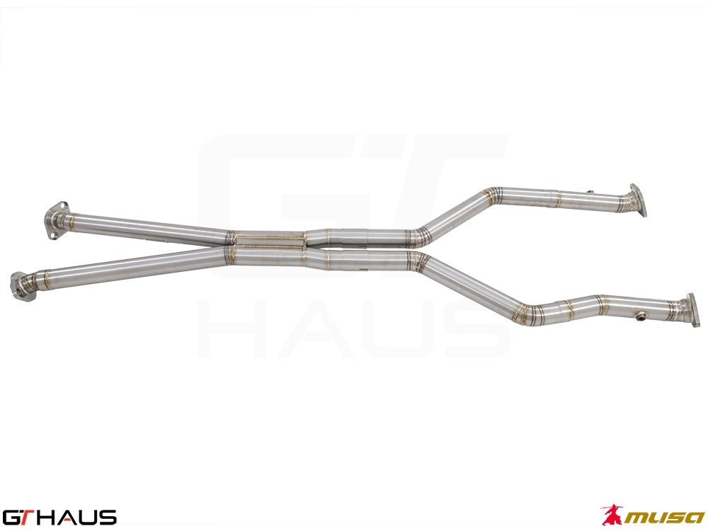 Lexus LC series 2017+ Cat-Back LSR pipe (Front + Mid Section)