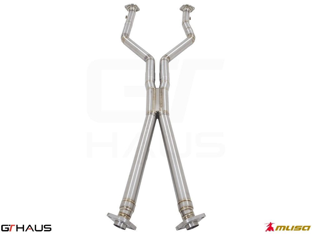 Lexus LC series 2017+ Cat-Back LSR pipe (Front + Mid Section)