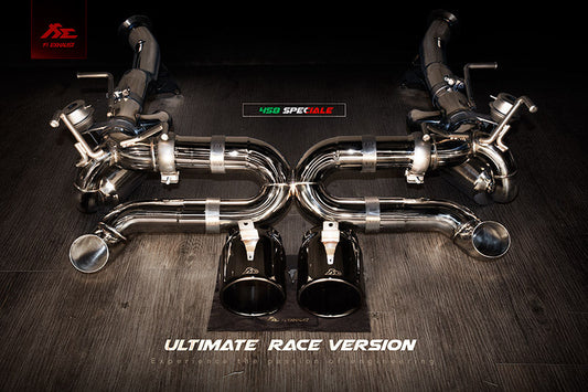 Ferrari 458 speciale speciale a 2013 2015 valvetronic muffler d