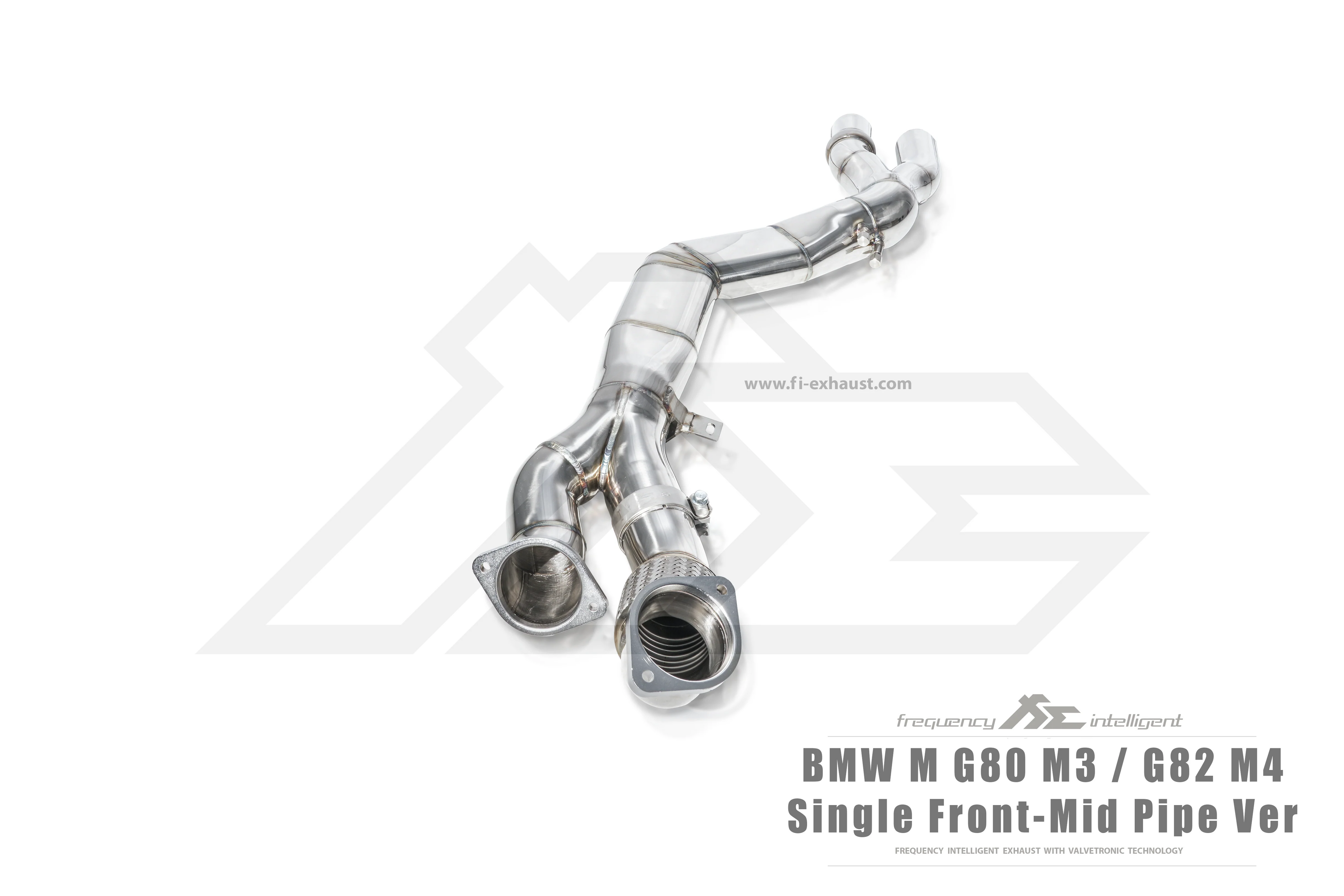 BMW G80 M3 / G82 M4 Single Front-Mid Pipe (Retains OEM Muffler) Exhaust