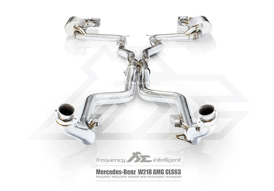 Mercedes benz c218 x218 amg cls63 5.5tt m157 2011 2017 valvetronic catback exhaust d